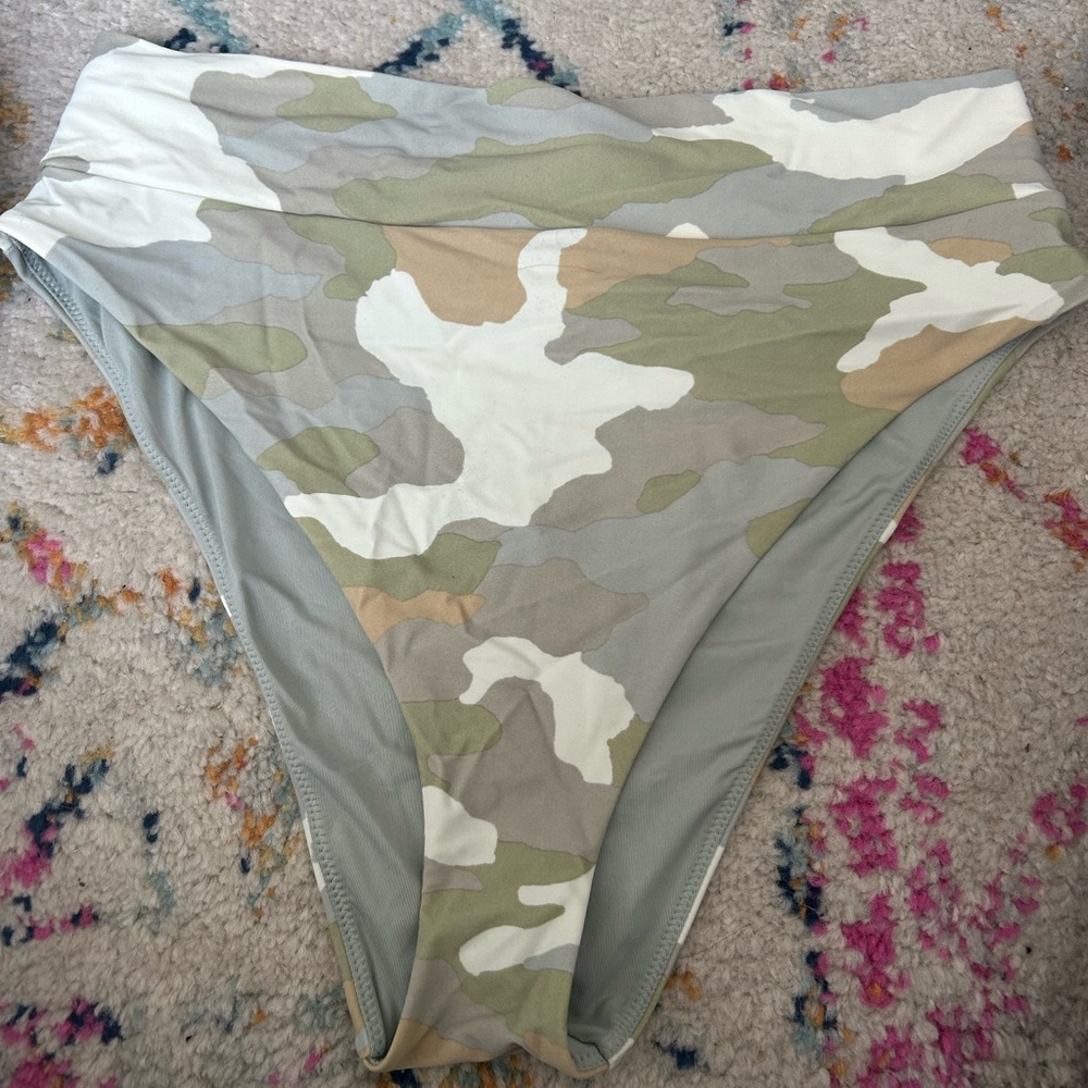 Aerie High Cut Cheeky Bikini Bottom